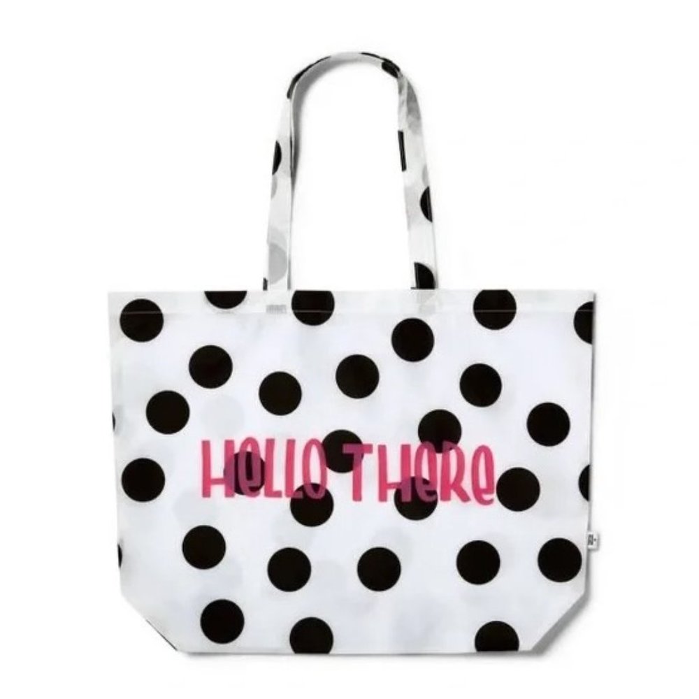 NWT 'Hello There' Dots Reusable Packable Tote - Tabitha Brown for Target